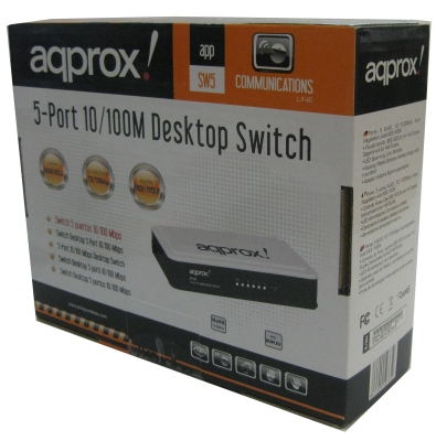 Approx Appsw5 Switch 5x Rj45 10